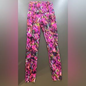 Lululemon multi-color Fast and Free Leggings High Rise